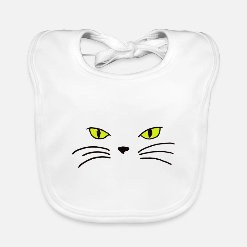 Chat Bavoir bio Bébé