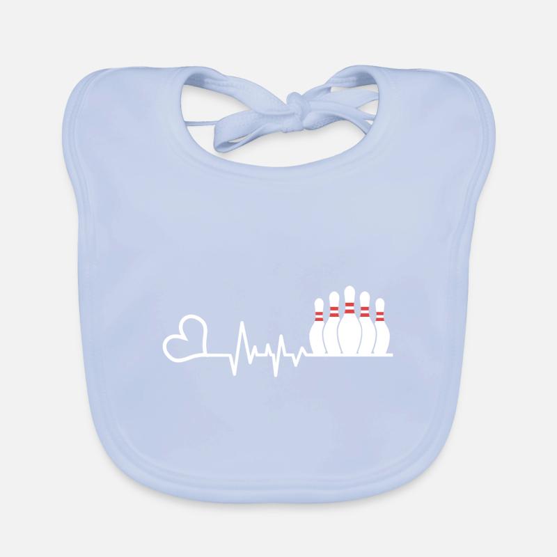Bowling Amant de bowling Idée cadeau de bowling Bo Bavoir bio Bébé