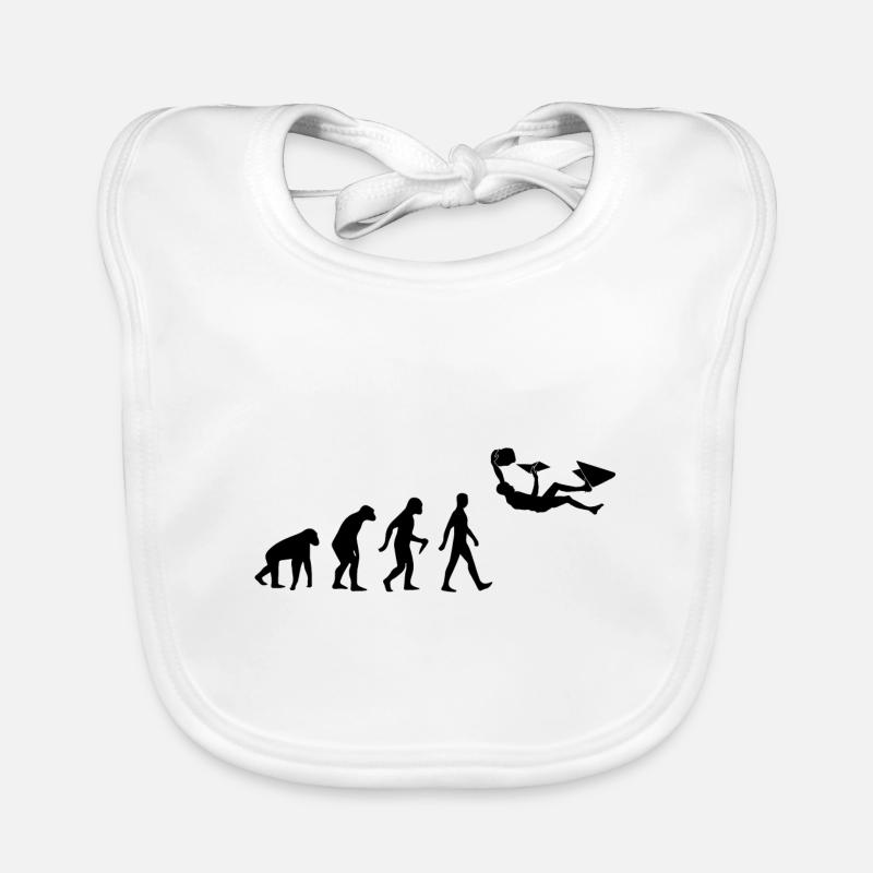 Bouldern Klettern Evolution Baby Bio-Lätzchen