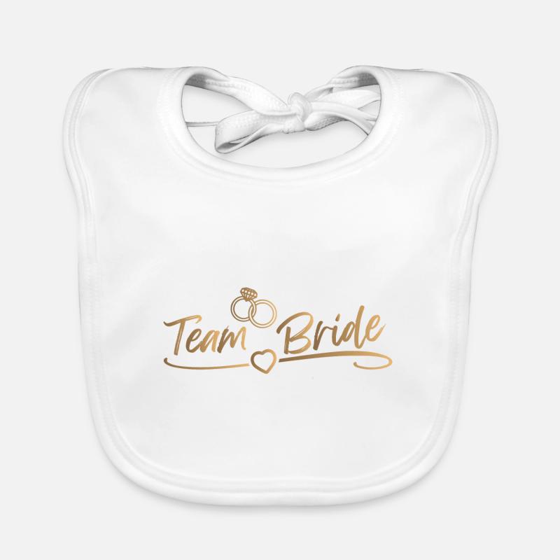 Team Bride - Bachelor Party Organic Baby Bibs