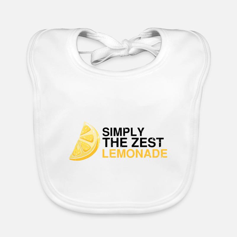 Lemon Design Lemonades Stand Boss Vente de citron Bavoir bio Bébé