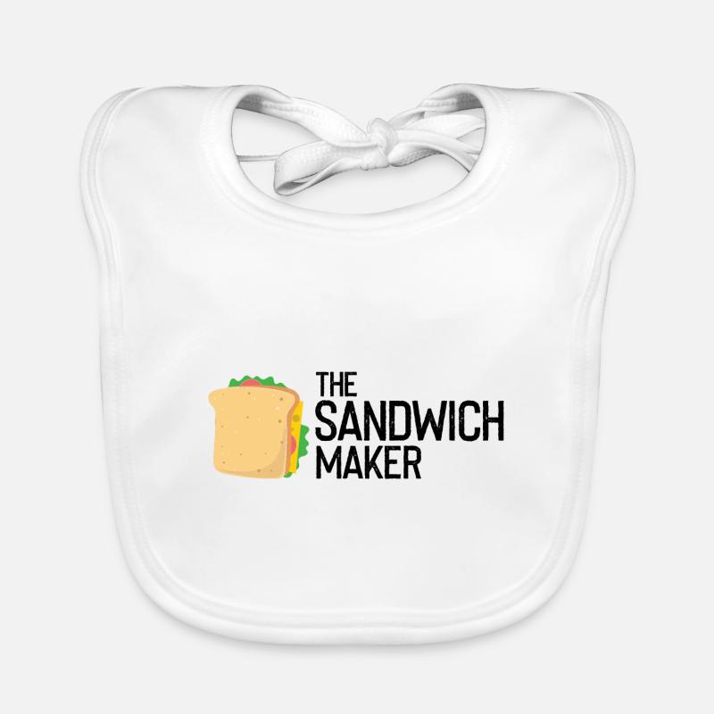 Sandwich Maker Grill Papa BBQ Sandwich Bavoir bio Bébé