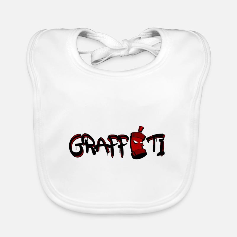 graffiti Organic Baby Bibs
