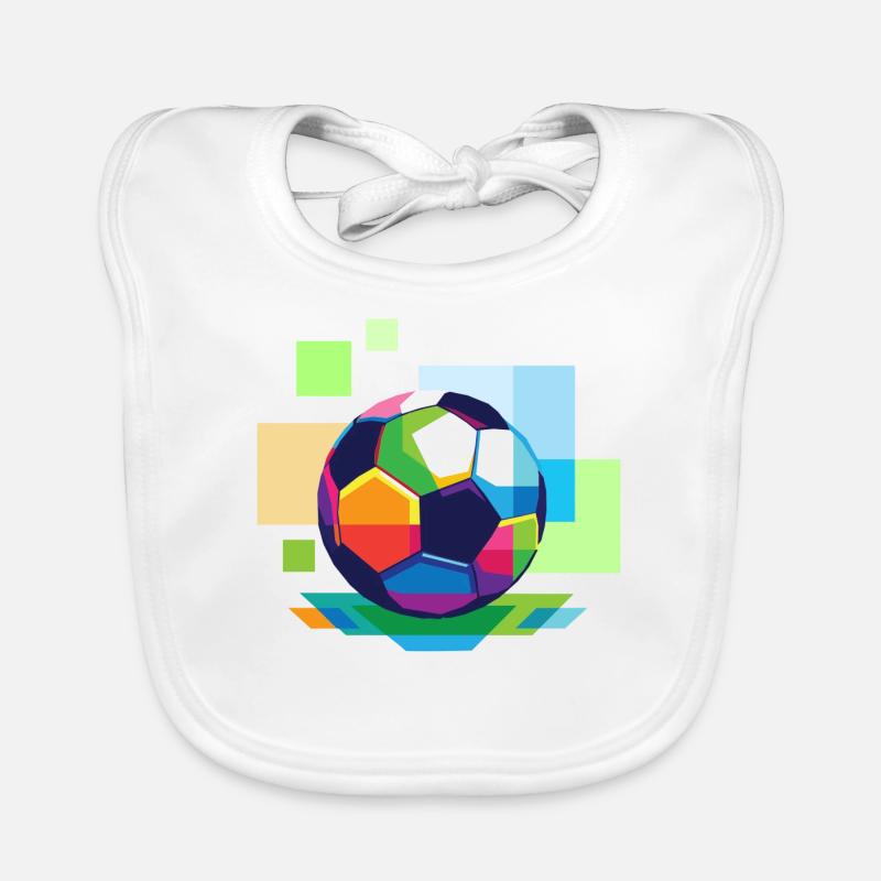 Fußball Baby Bio-Lätzchen
