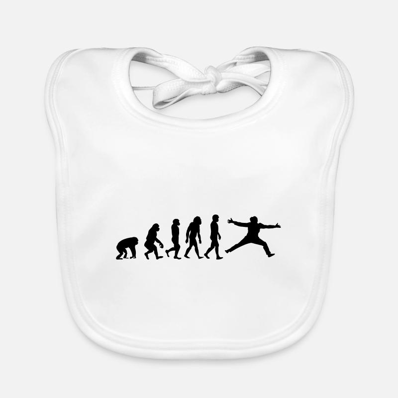 Développement de l'évolution du gardien de but de handball Bavoir bio Bébé