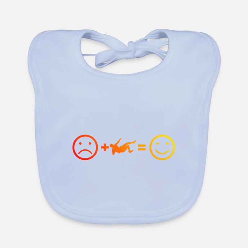 Climbing Bouldern Boulder Climber Klettern Baby Bio-Lätzchen