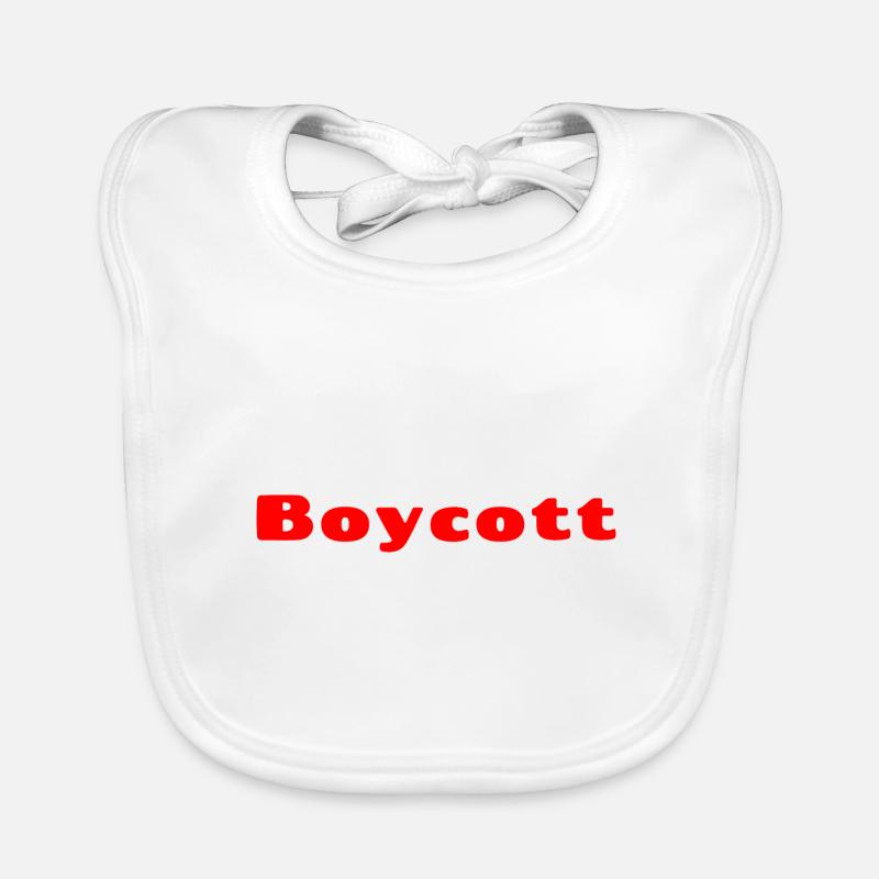 Roter Boykott Baby Bio-Lätzchen