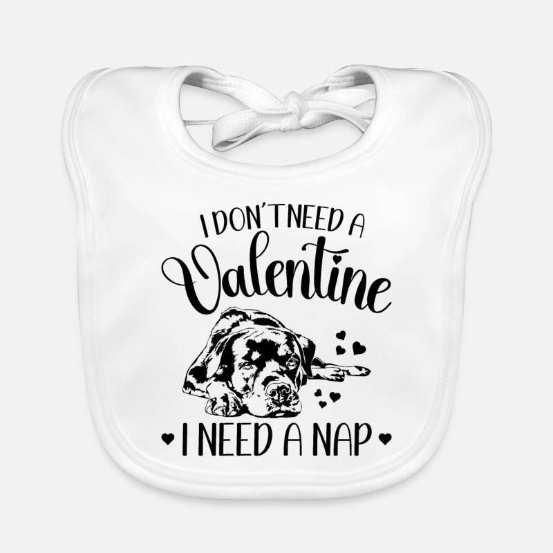 Rottweiler Saint Valentin chiens chien Wilsigns Bavoir bio Bébé