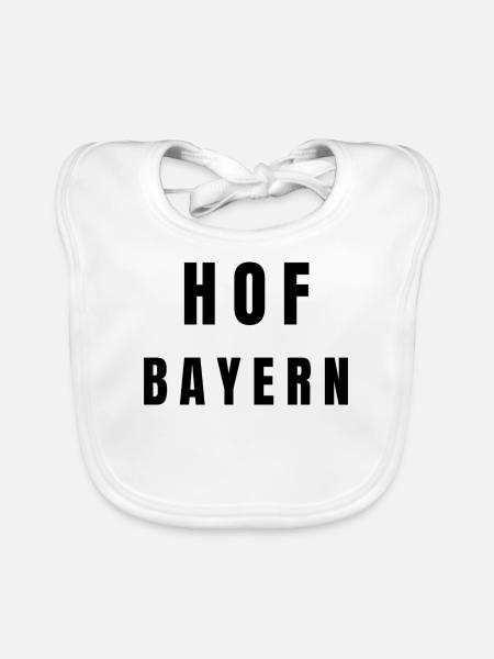 Hof Bayern - Bavoir bio Bébé - blanc - Devant