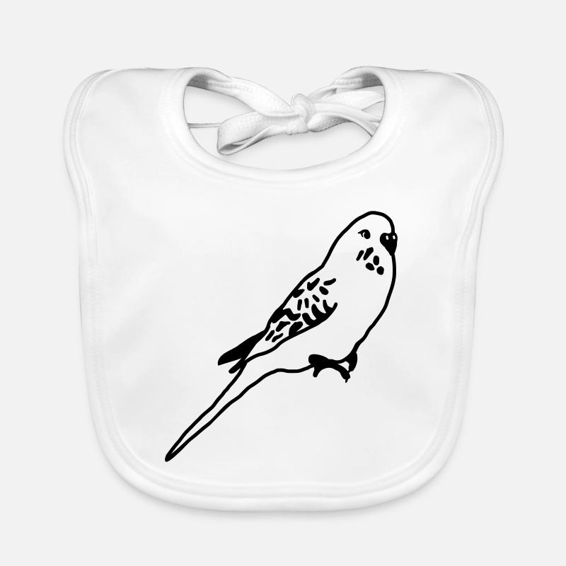 Wellensittich Baby Bio-Lätzchen