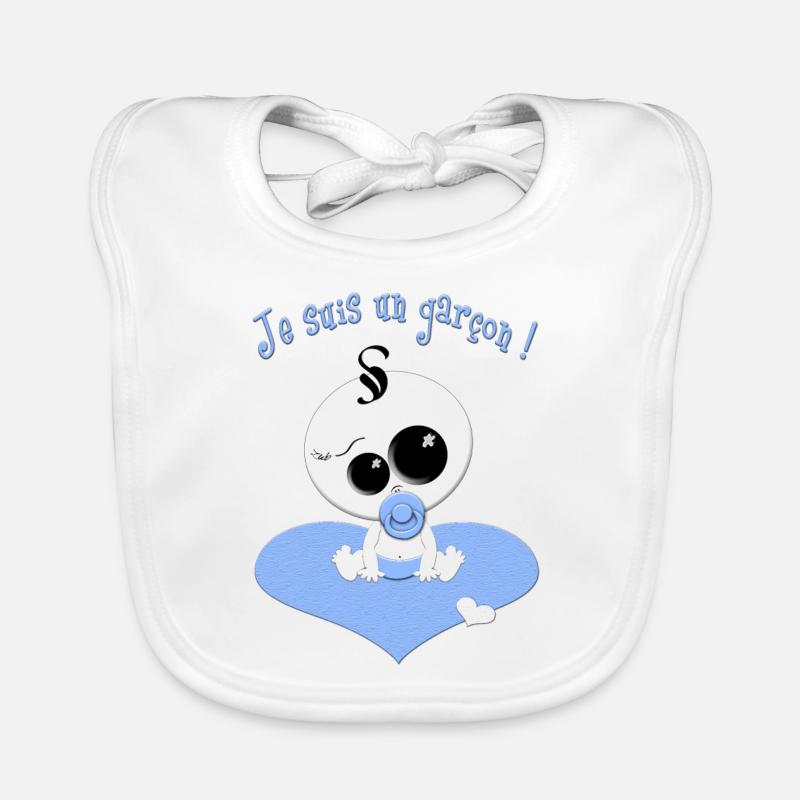 Je Suis Un Garçon Bavoir bio Bébé