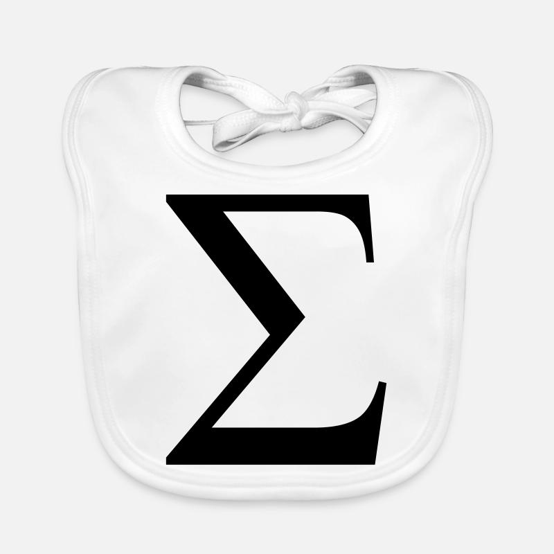 sigma greek Baby Bio-Lätzchen