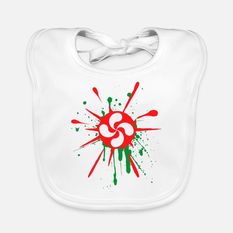 croix basque Organic Baby Bibs