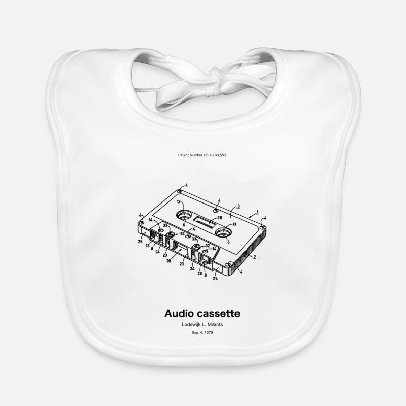 Audio compact cassette - Baby Bio-Lätzchen - Weiß