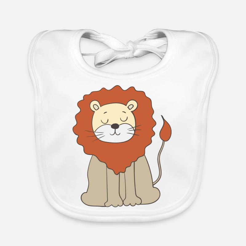 Lion Bavoir bio Bébé