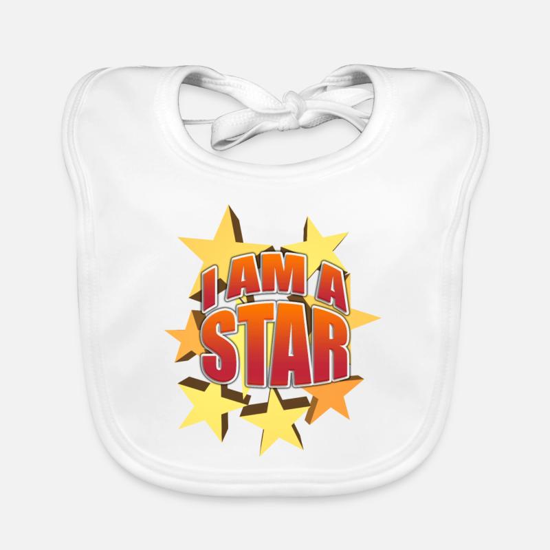 Je suis une star Bavoir bio Bébé
