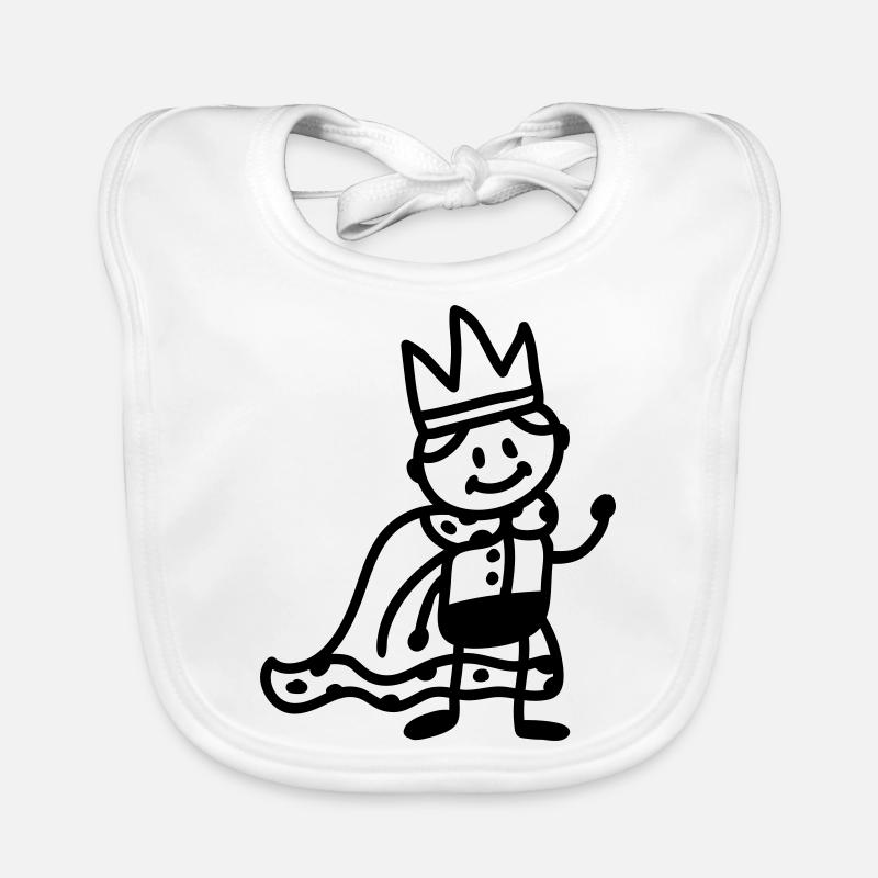 petit roi - ligne Bavoir bio Bébé