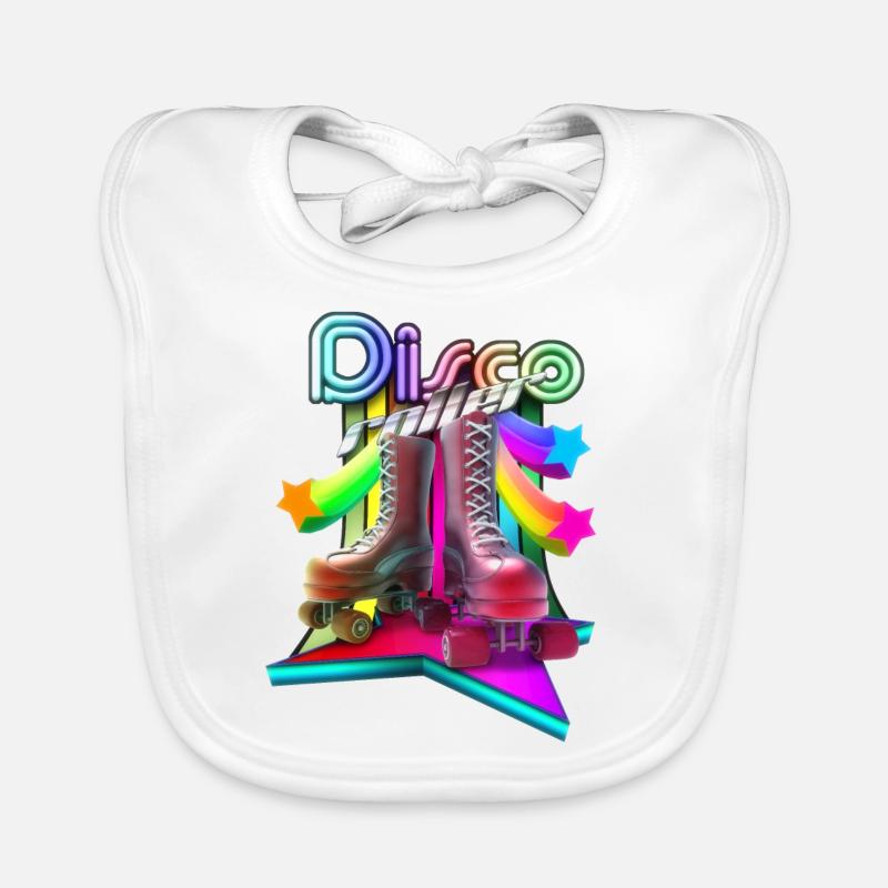 Disco rouleau 3D Bavoir bio Bébé