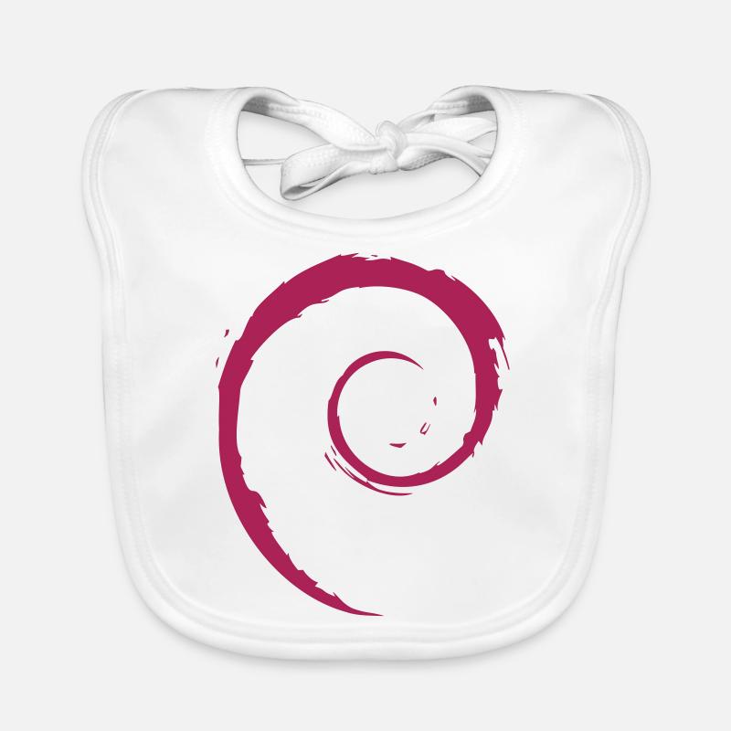 Système d’exploitation Linux Spiral PC Gift IT Idea Bavoir bio Bébé
