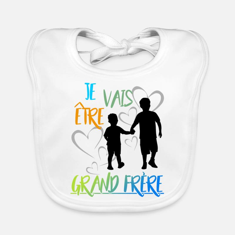 futur frere Bavoir bio Bébé