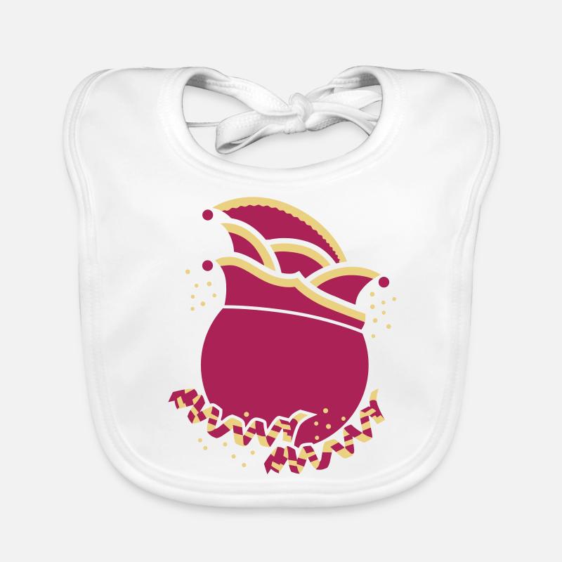 Dunce cap circle Organic Baby Bibs