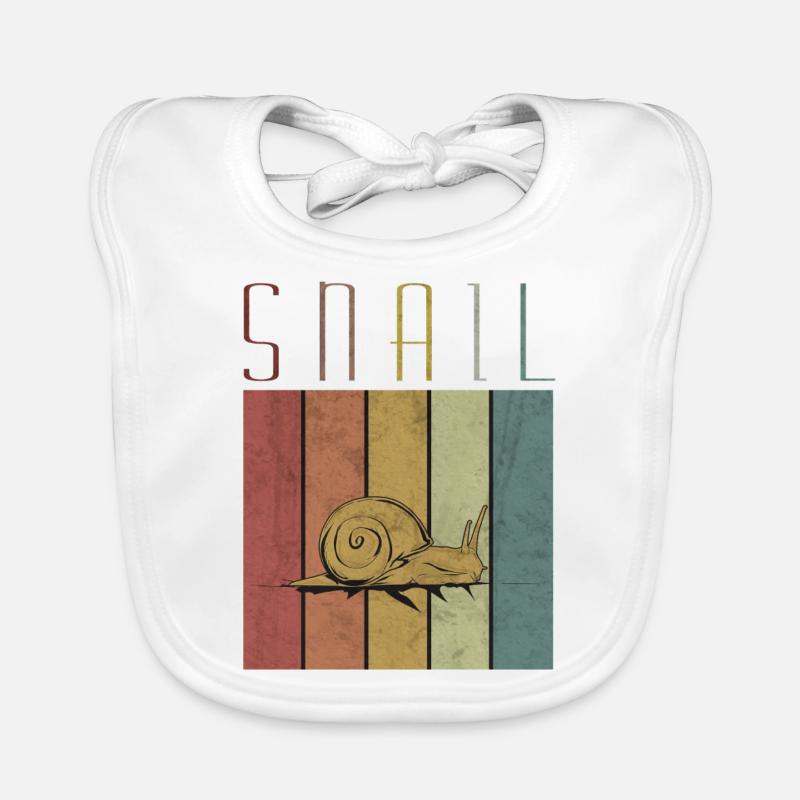 escargot Bavoir bio Bébé