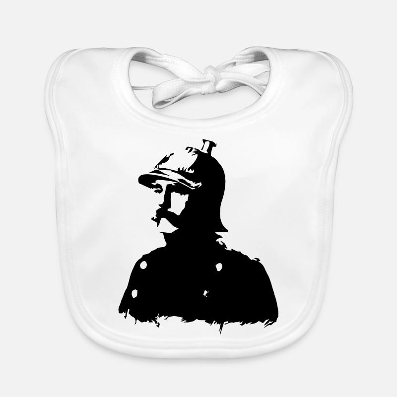 Otto von Bismarck - Bavoir bio Bébé - blanc
