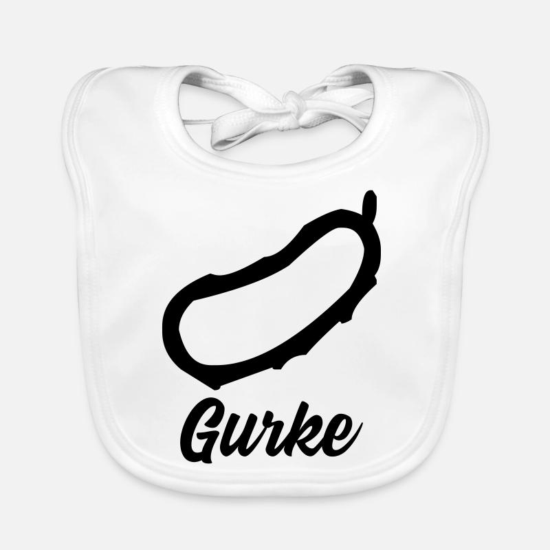 J’adore le concombre Bavoir bio Bébé