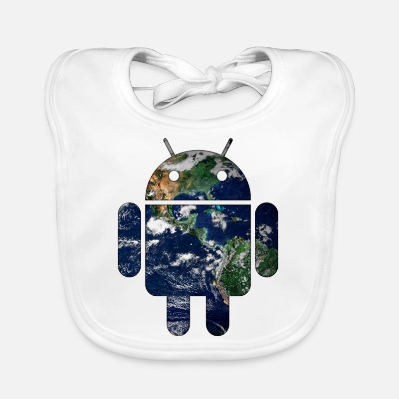 Android Organic Baby Bibs