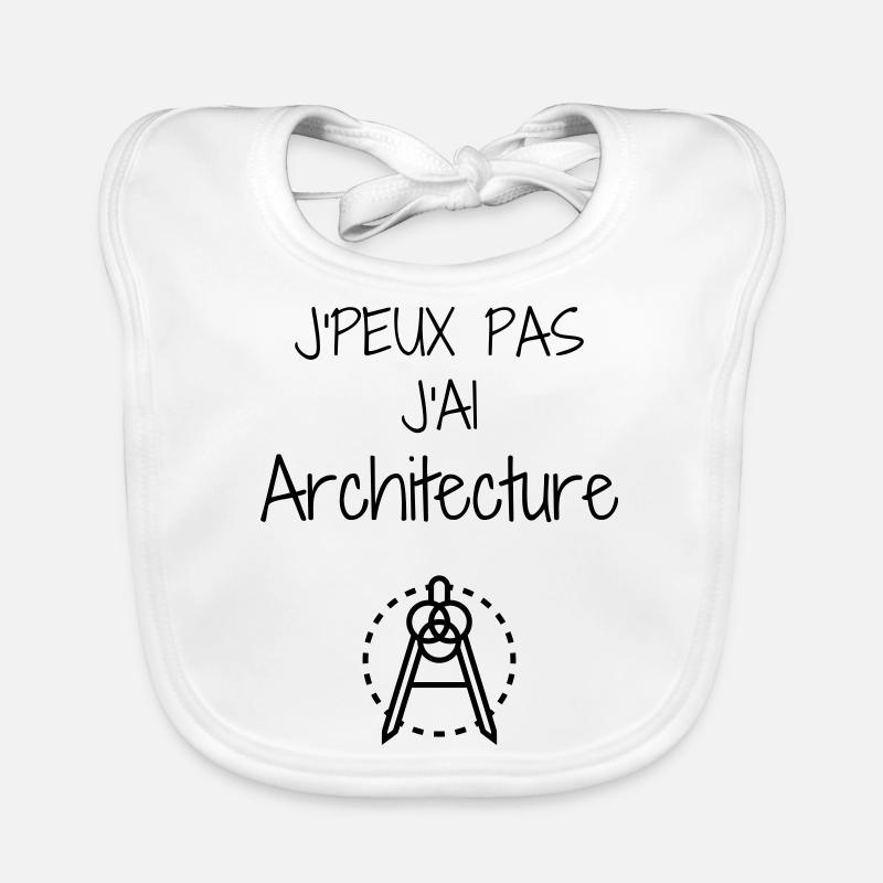 architecte / architecture / ingénieur / bâtiment Bavoir bio Bébé