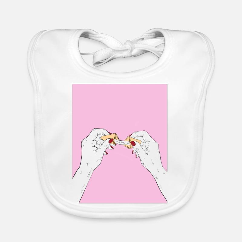 Fortune cookie Organic Baby Bibs