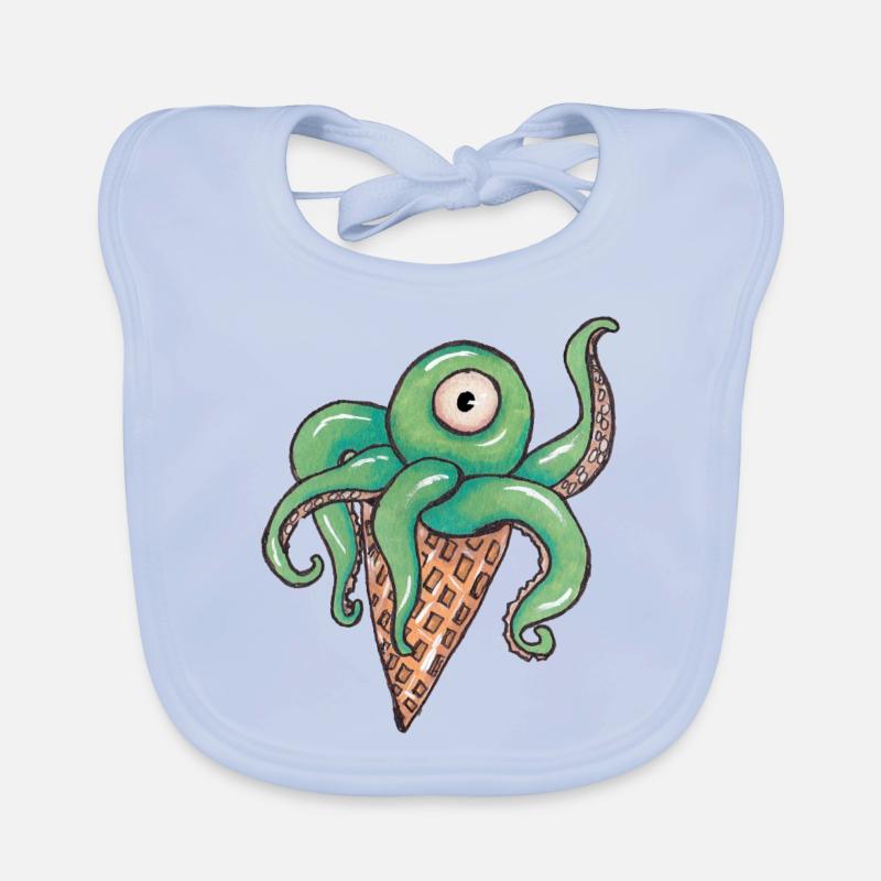 Extraterrestre Conehead Bavoir bio Bébé