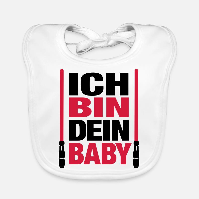 Ich bin dein Baby Vater Geschenk Geburt Sci-Fi Fun Baby Bio-Lätzchen