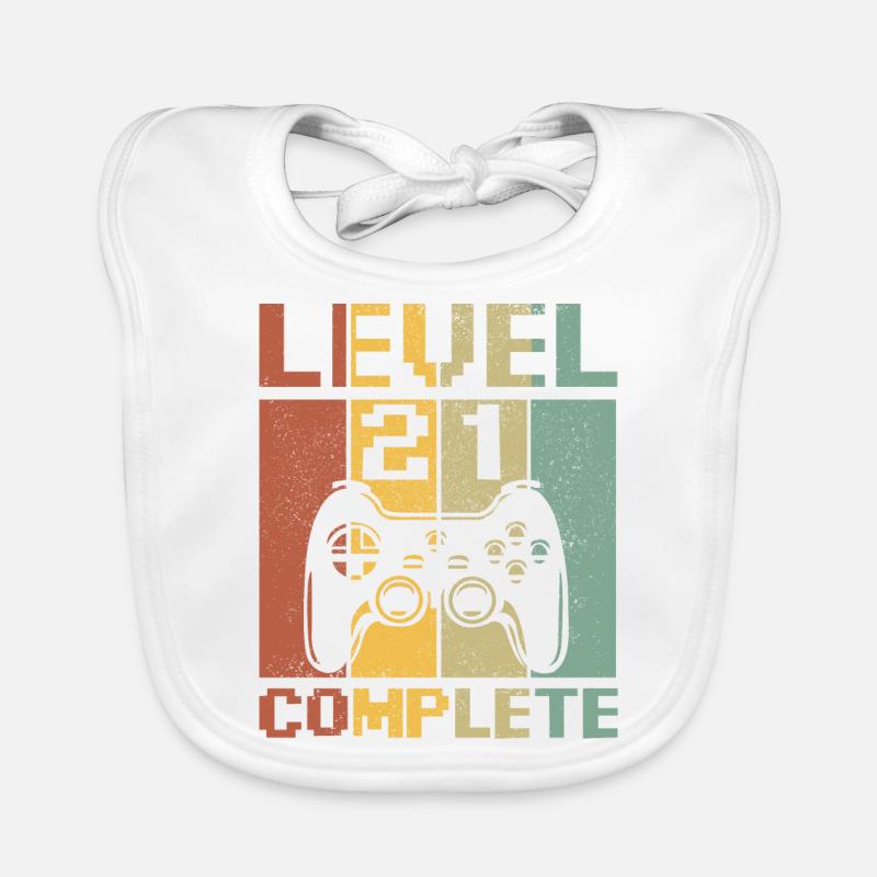 level 21 complete Organic Baby Bibs