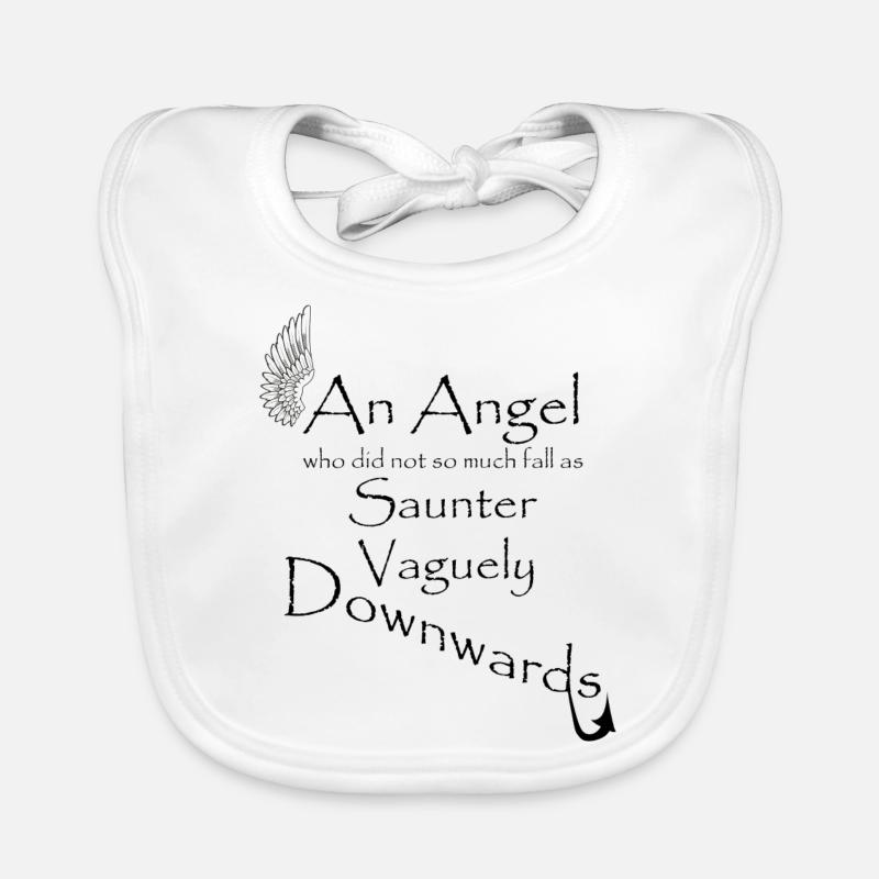 An Angel did not fall.... Organic Baby Bibs