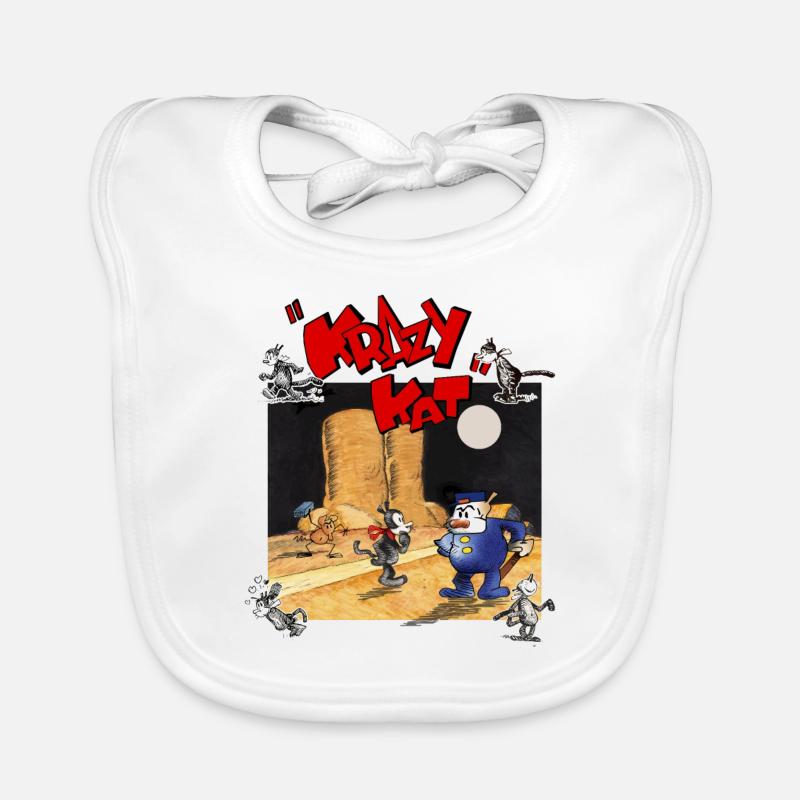 krazy kat Bandes dessinées Bavoir bio Bébé