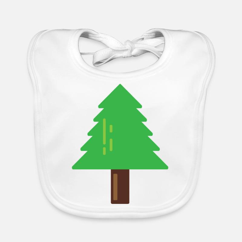 Tannenbaum Baby Bio-Lätzchen