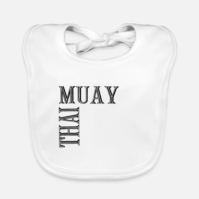 Boxe Combat Muay Thai Bavoir bio Bébé