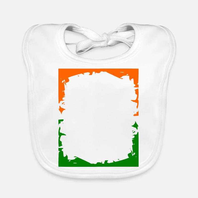 colored noise frame Organic Baby Bibs