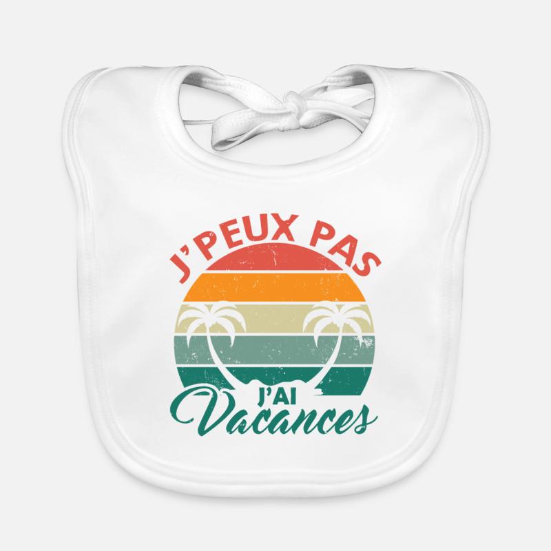 Vacances d été Bavoir bio Bébé