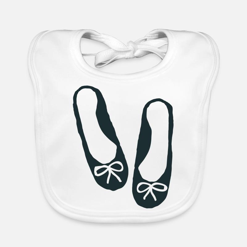 Chaussures de ballet rugueuses Bavoir bio Bébé