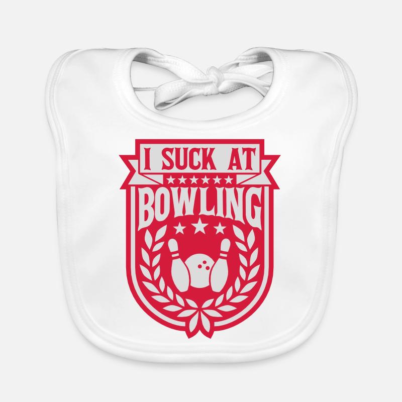 Je suis nul au bowling Bavoir bio Bébé