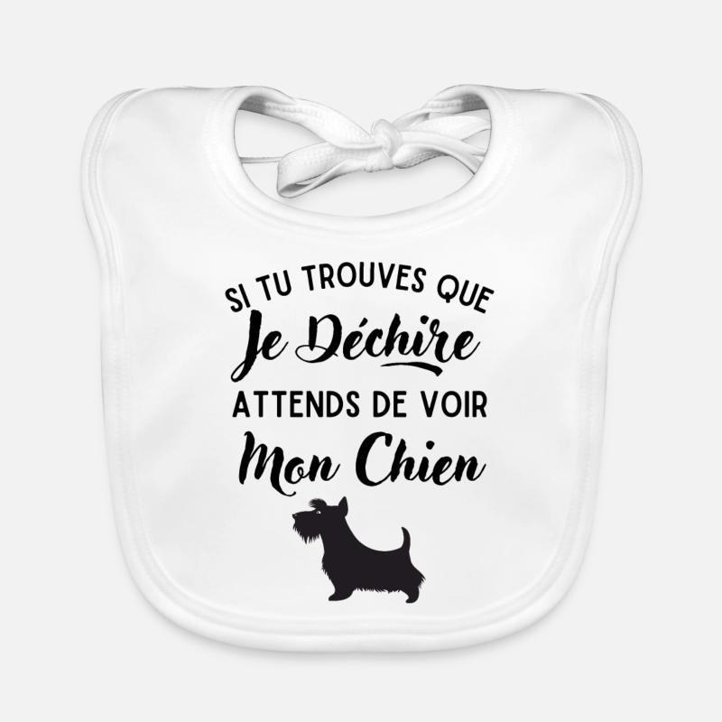 Mon Chien déchire 2 Bavoir bio Bébé