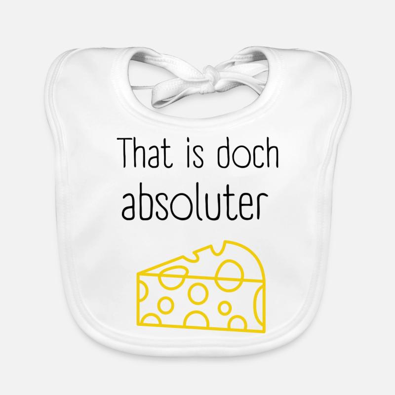 That is absolute cheese Denglisch Design Organic Baby Bibs