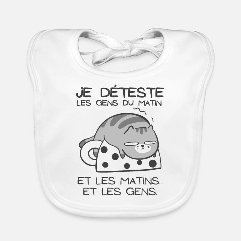 Pas du matin Paresse Bavoir bio Bébé
