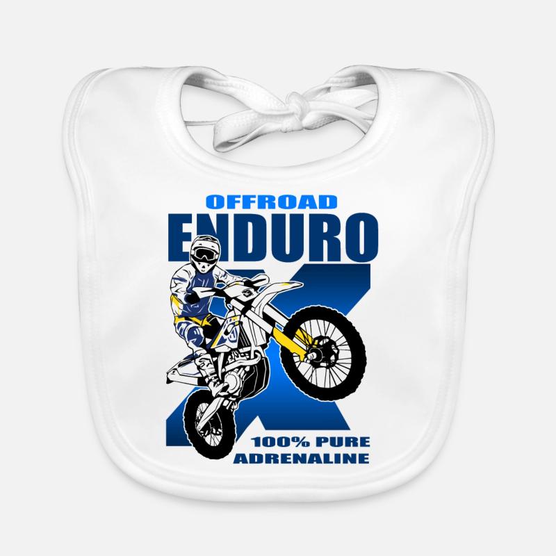 Enduro Offroad Baby Bio-Lätzchen
