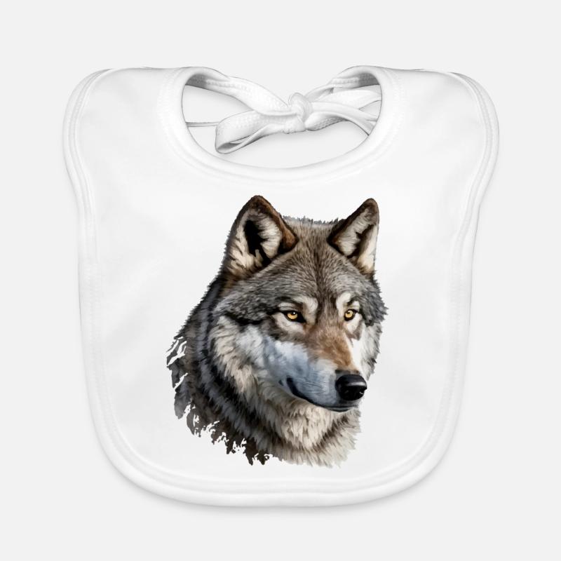 Der Wolf Baby Bio-Lätzchen