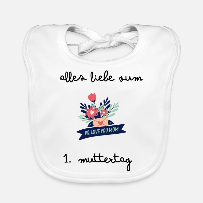 1. Muttertag Muttertagsgeschenk Baby Bio-Lätzchen