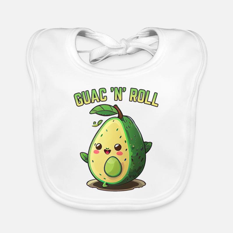 Avocado Guac N Roll Baby Bio-Lätzchen