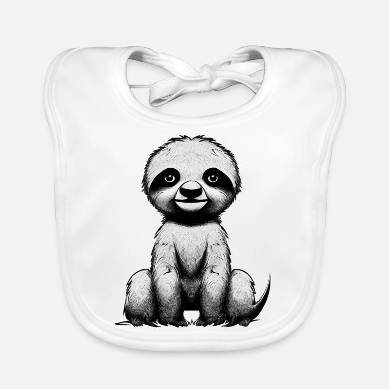 Sloth Fatigue Sloths Sloth Drawing Organic Baby Bibs